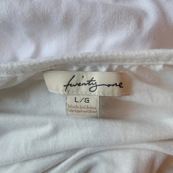 Forever 21 Twenty one color block brown black cream bubble Hem tank dress. L - Picture 5 of 9